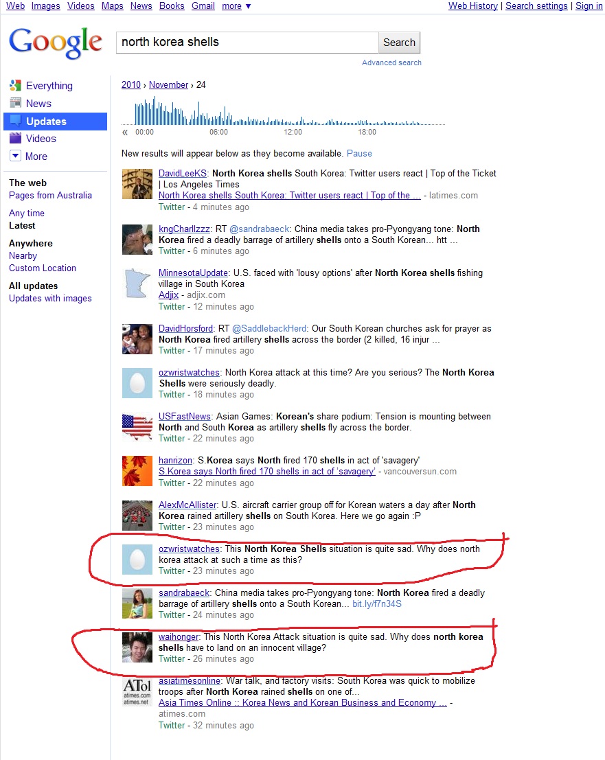 Latest results for 'north korea shells'